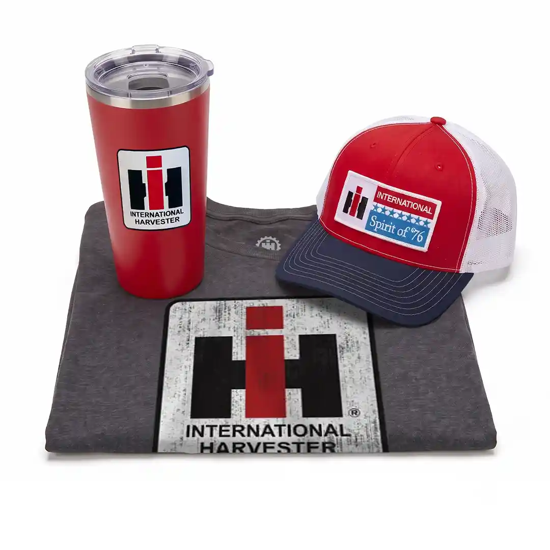 IH tee tumbler hat bundle
