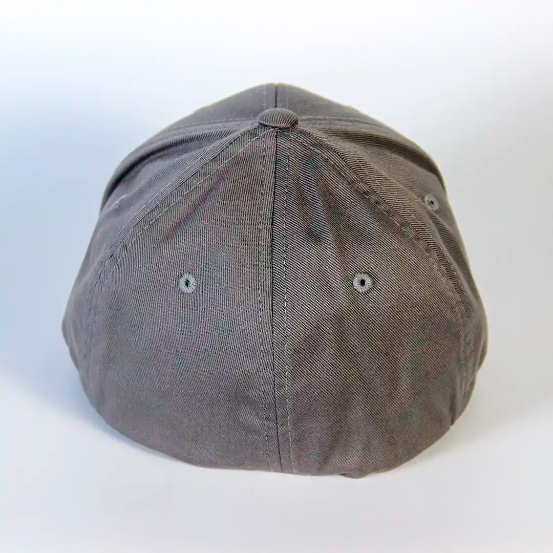Grey IH Fitted Cap back view