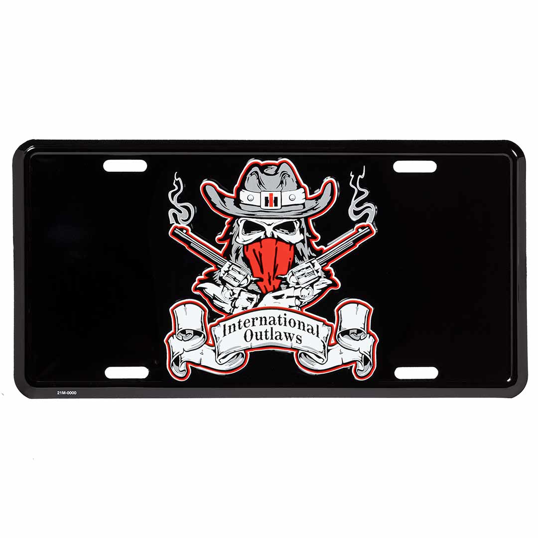 ih outlaw license plate