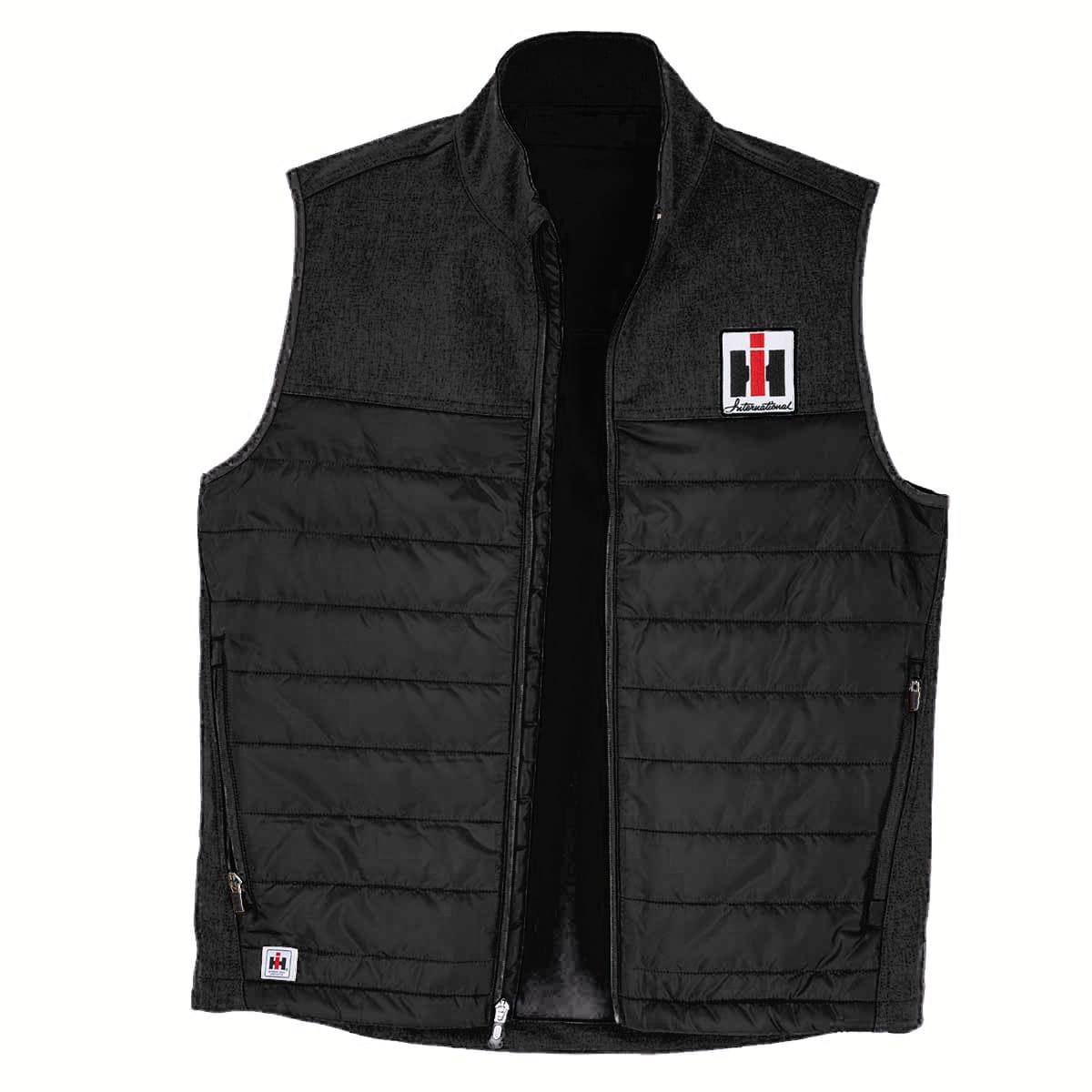 international harvester puffer vest with ih logo