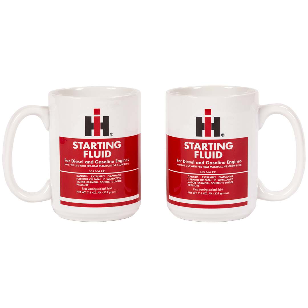 ceramic pair of international harvester coffee mugs