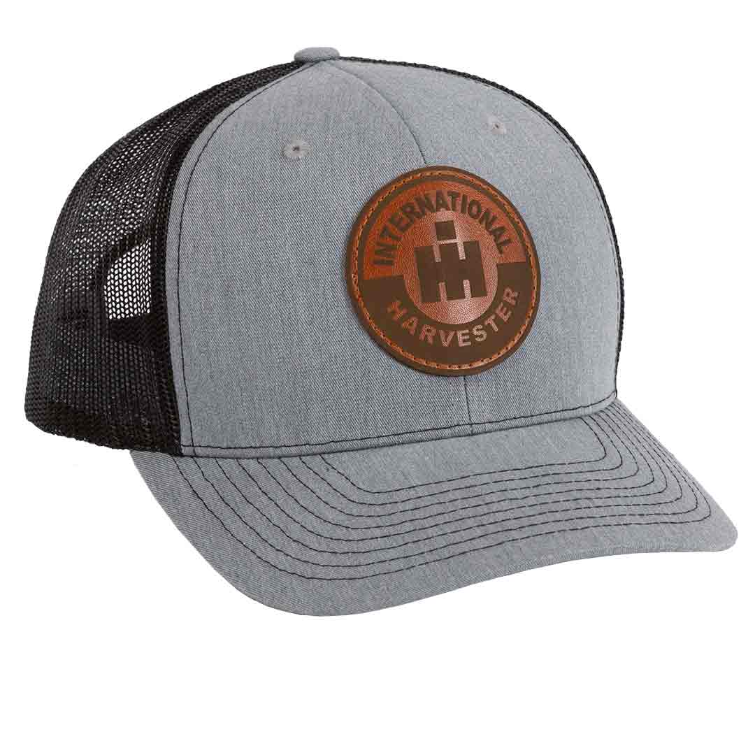 International Harvester Leather Patch Mesh Back Hat