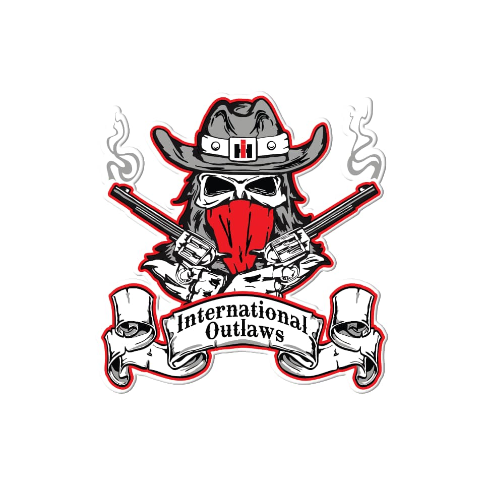 ih outlaw sticker