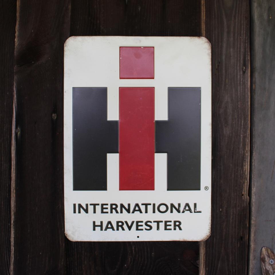 IH Metal Sign