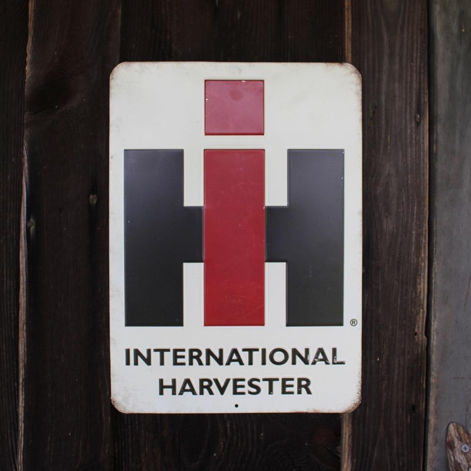 International Harvester Logo Sign