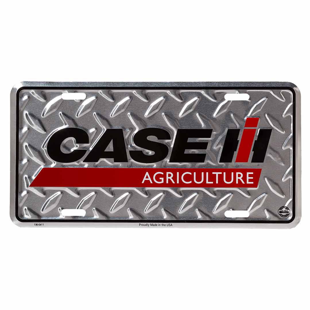 CASE IH Chrome License Plate Made in USA