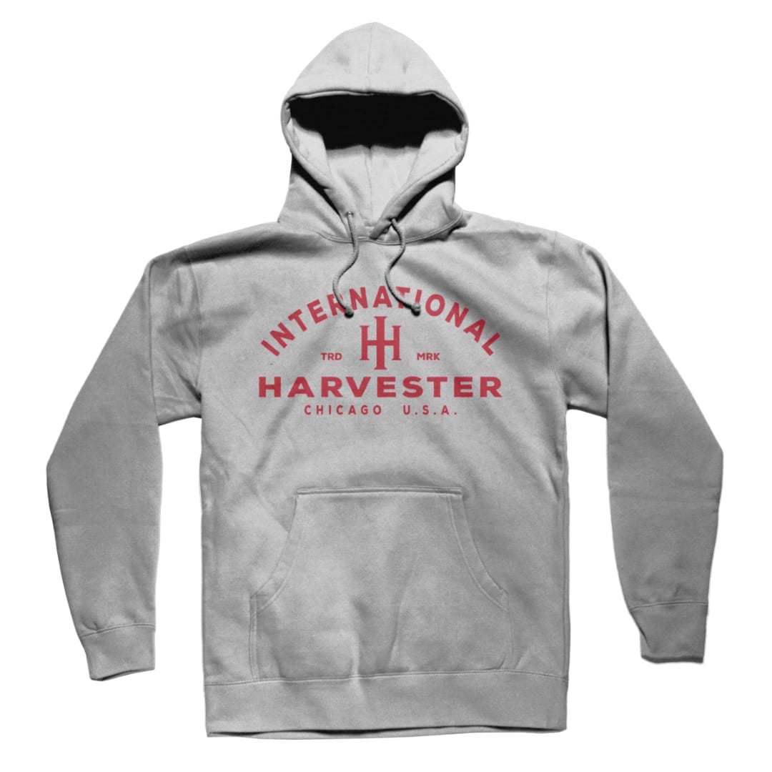 international harvester vintage logo hooded sweatshirt
