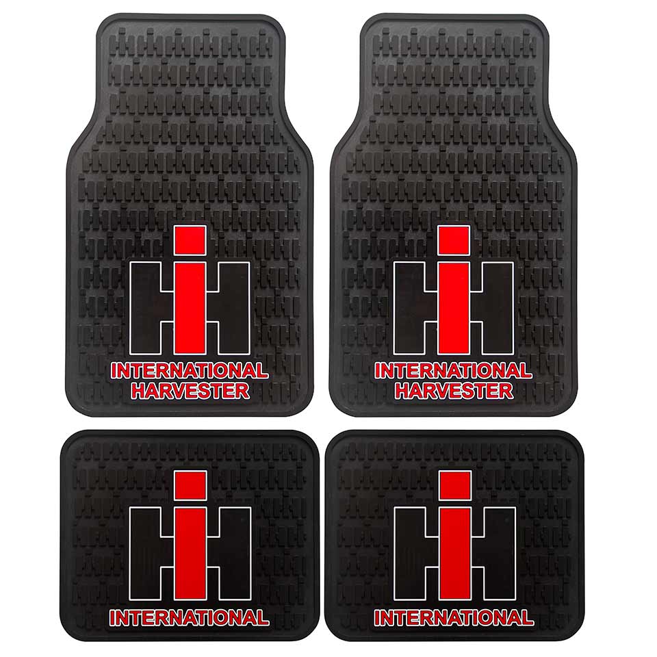 International Harvester Vehicle Floor Mat 4 Piece Complete Set
