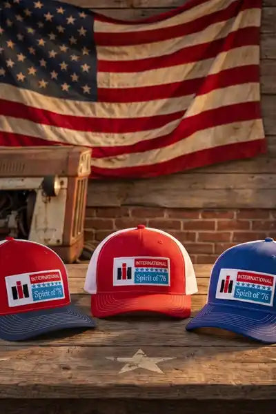 International Harvester Spirit of 76 line of hats