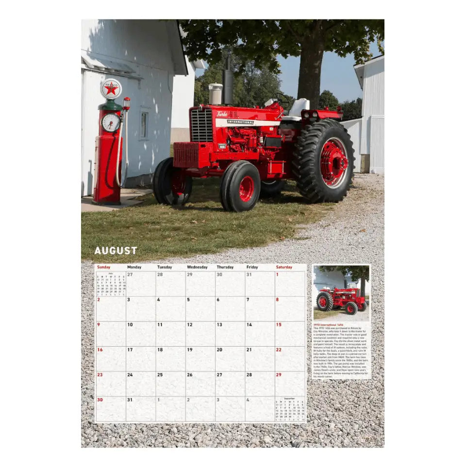 2026 ih tractor Farmall calendar