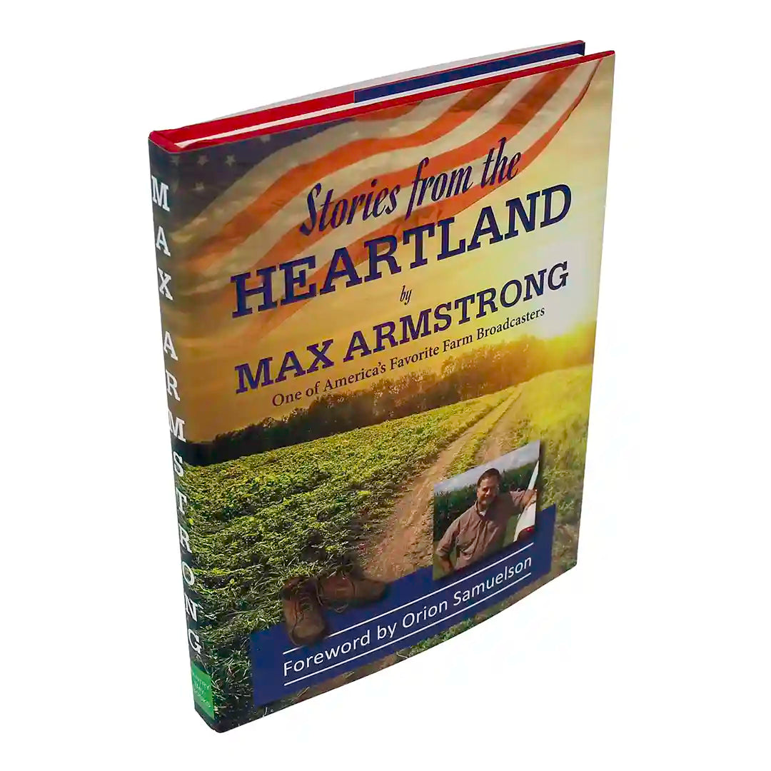 Max Armstrong Stories From the Heartland Signed Edition angled cover