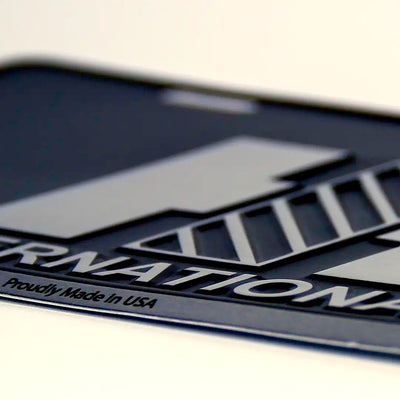 IH Black Matte License Plate