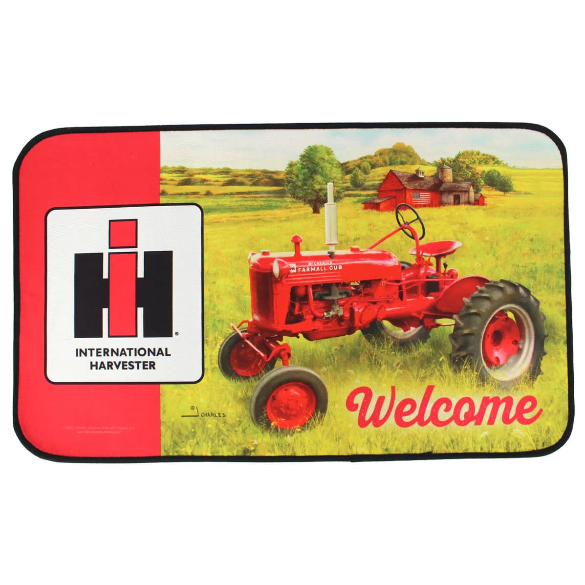 ih farmall tractor welcome mat