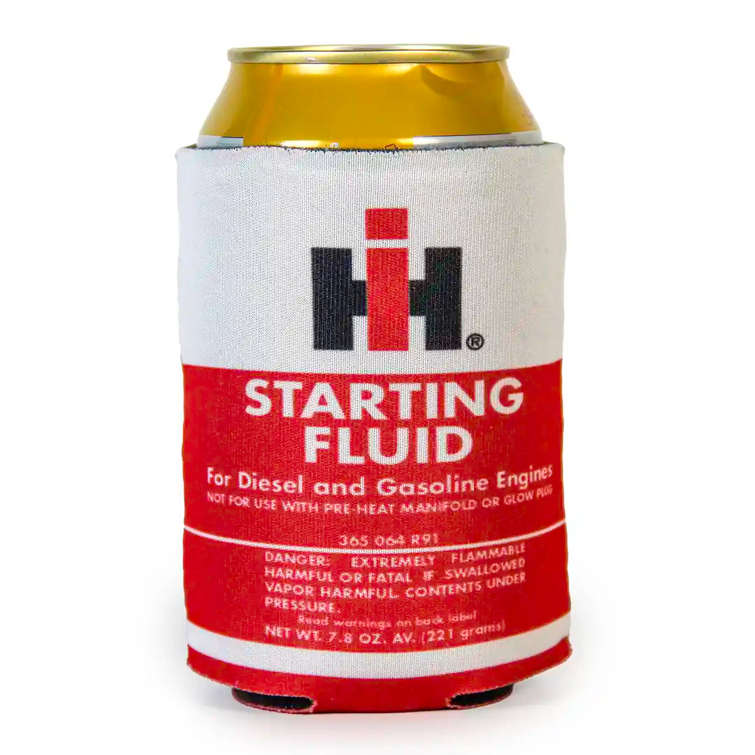 IH Starting Fluid Koozie with can