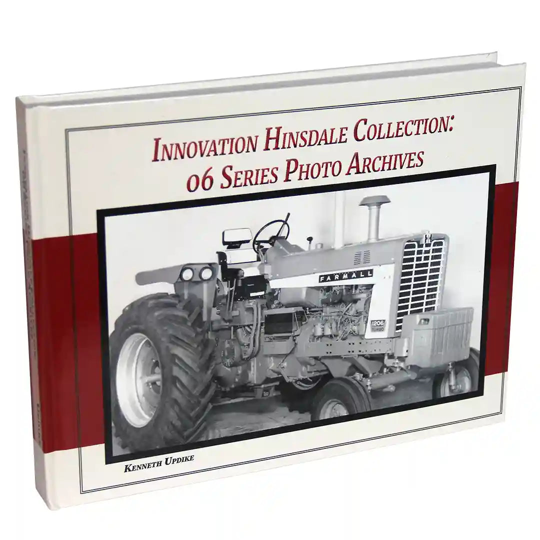 Book cover of &#39;Innovation Hinsdale Collection: 06 Series Photo Archives&#39; with a tractor image on a white background