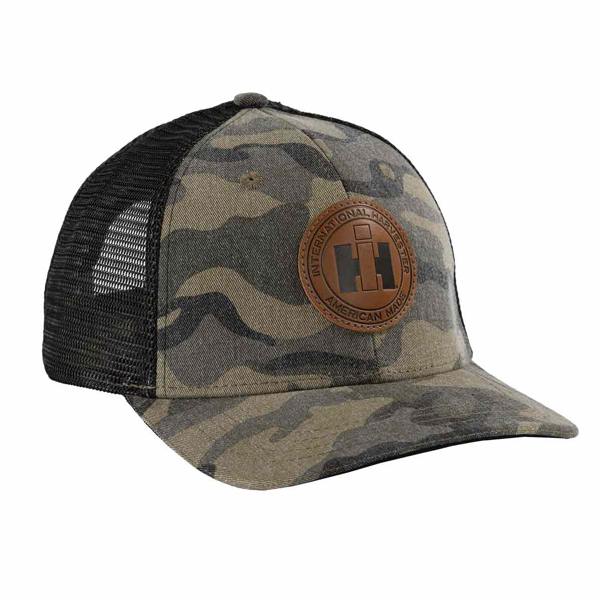 Licensed International Harvester Washed Camo Mesh Back Hat - IH Gear ...