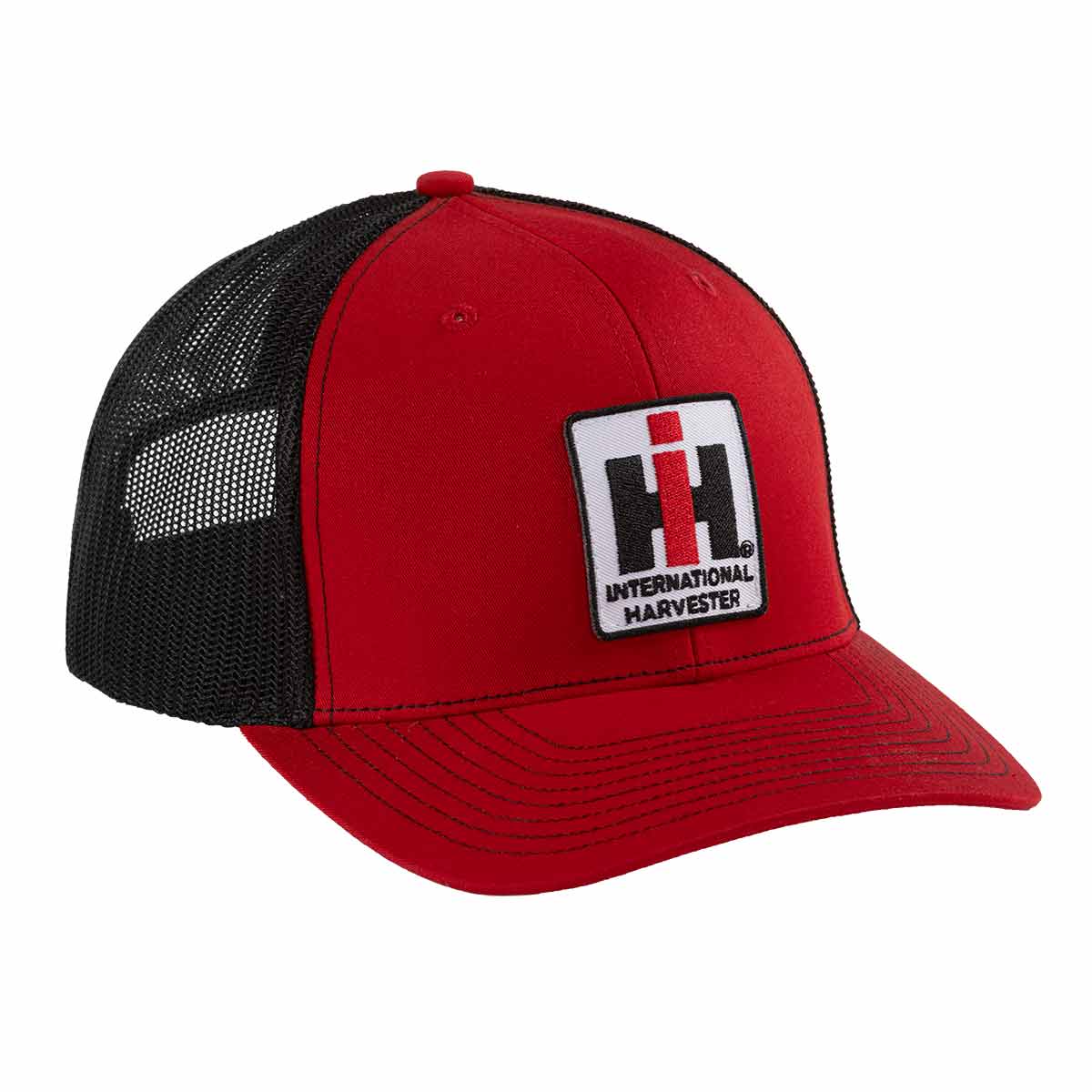 International International Harvester IH Logo Hat Red with Black Mes
