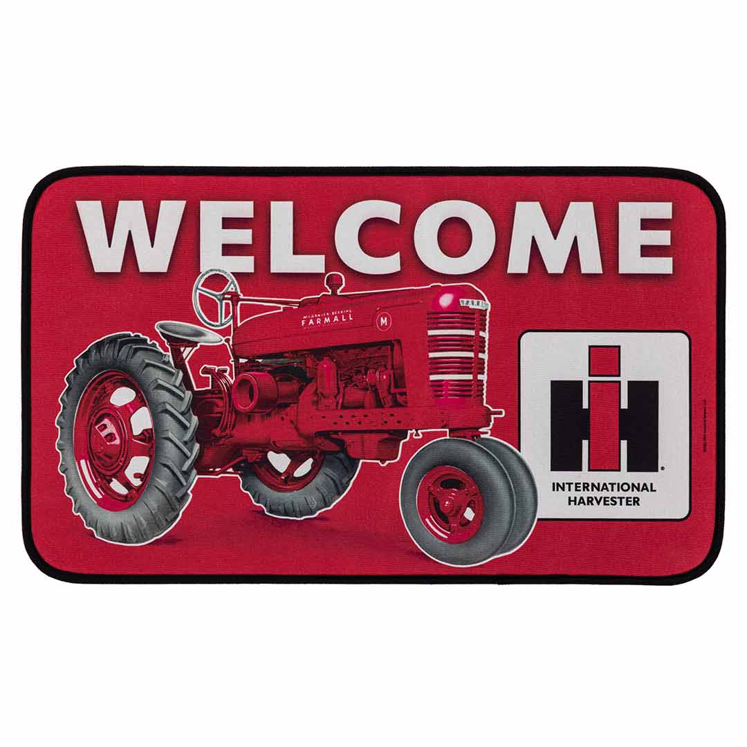 IH Farmall Tractor Welcome Door Mat