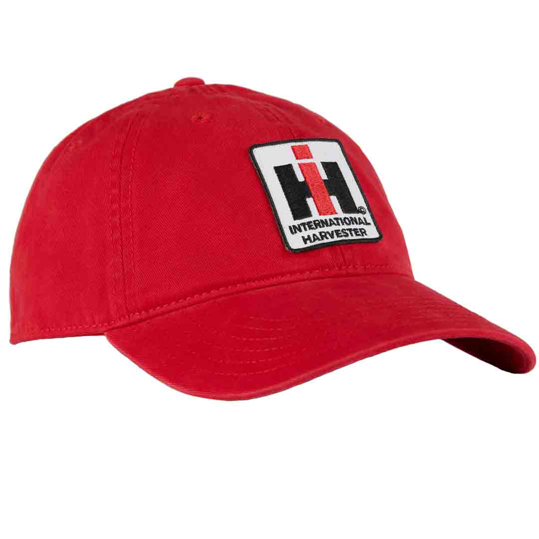 ih logo red dad cap 