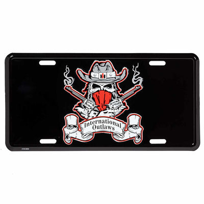 IH Outlaw License Plate