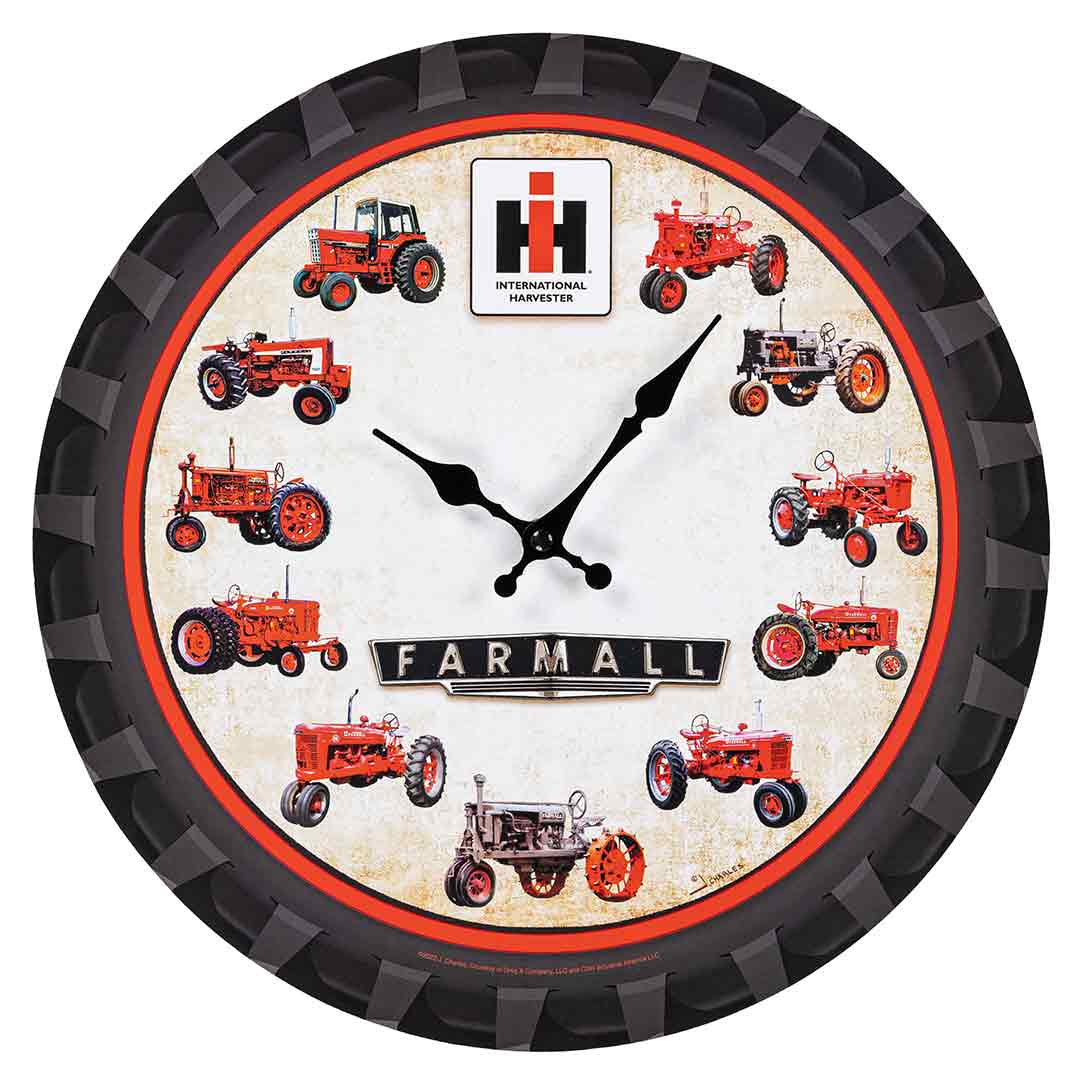 ih farmall tractor clock