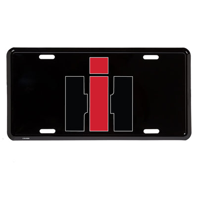 IH Black License Plate