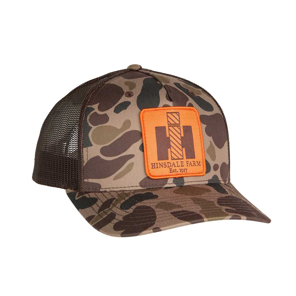 international harvester duck camo trucker hat