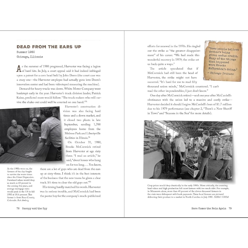 International harvester Snoopy and the Spy Book