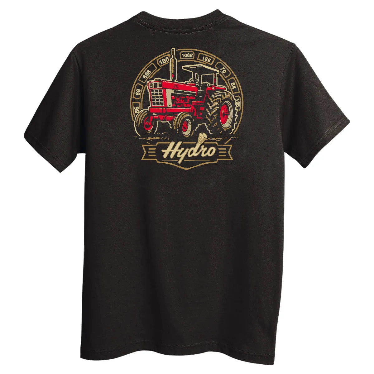 international harvester hydro tractor black tee-shirt