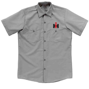 Grey International Harvester Button Down Garage Shirt