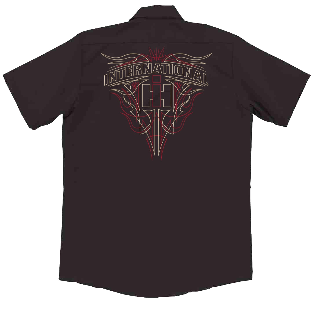 International Harvester Pinstripe Garage Shirt