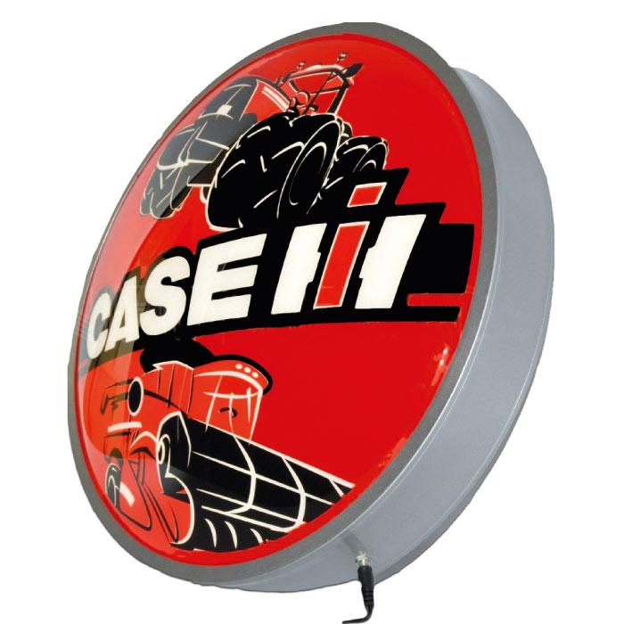 Case IH Round LED International Harvester Tractor Sign