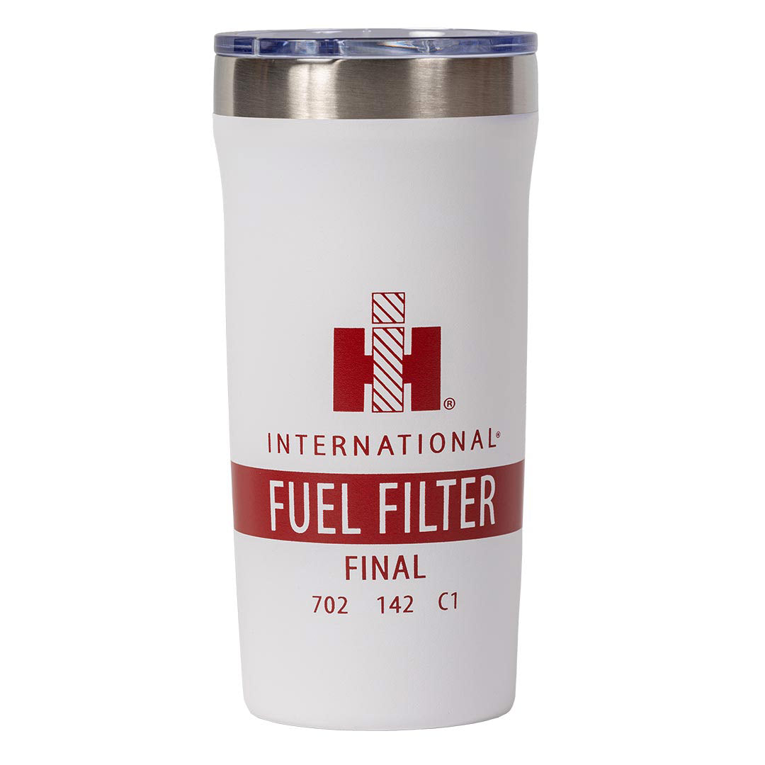 International Harvester Insulated Diesel Fuel Filter Travel Tumbler