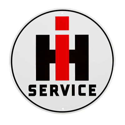 IH Service Metal Sign