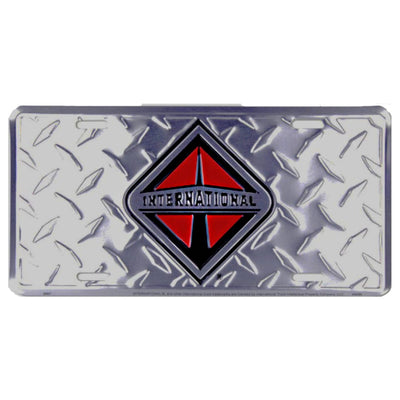 International Trucks Chrome License Plate