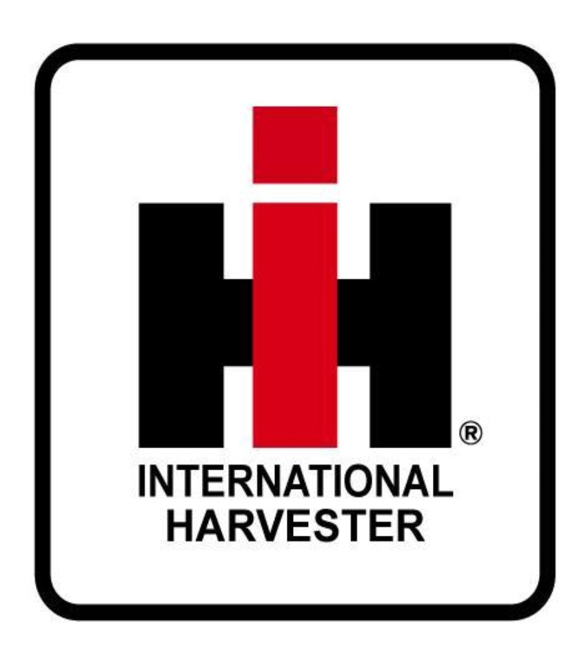 International Harvester IH Logo Decal IH Gear IH GEAR