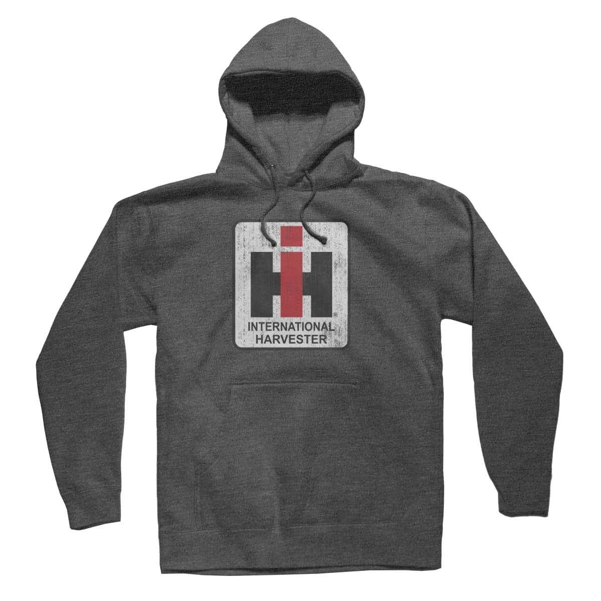 international harvester logo hooded sweatshirt 