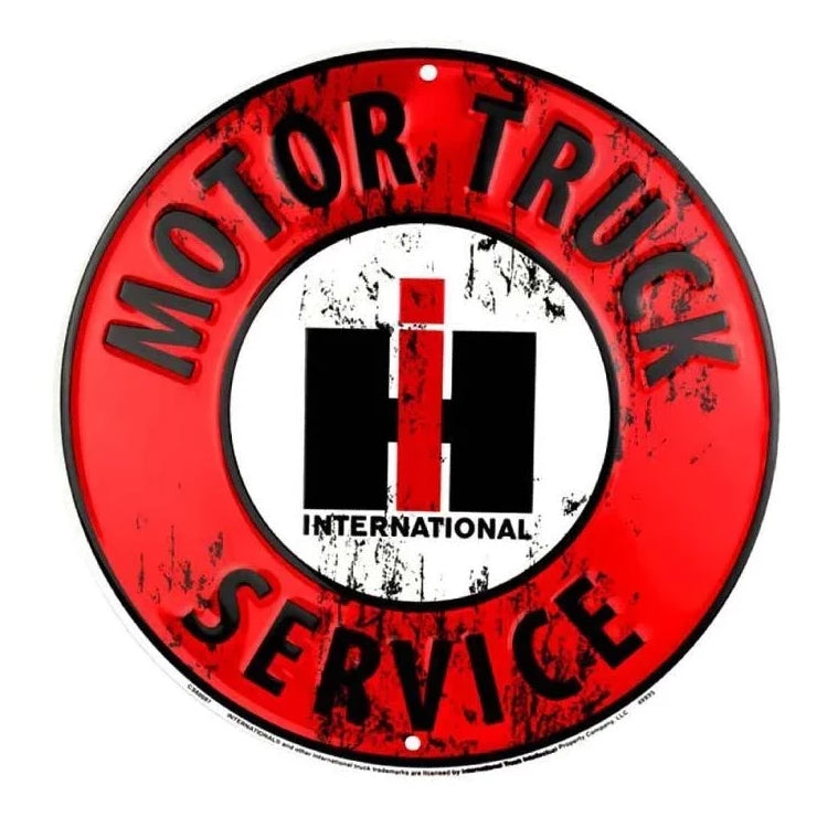 IH Motor Truck Service Sign