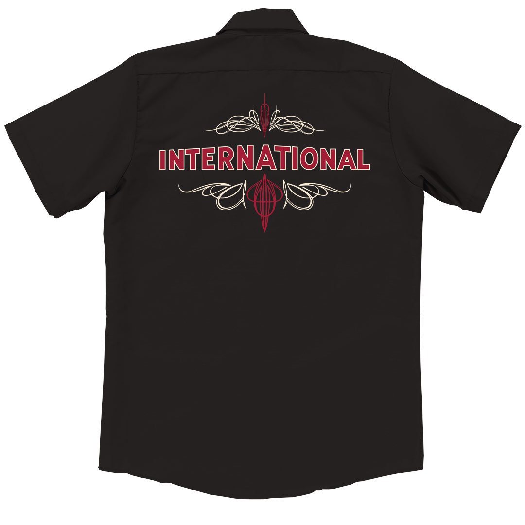 IH Pinstripe Garage Shirt | International Harvester - IH GEAR