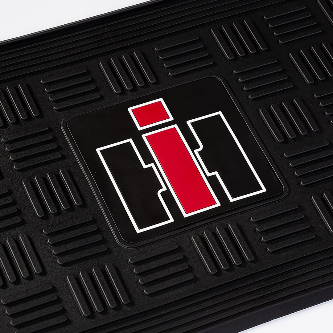 international harvester door mat with IH logo