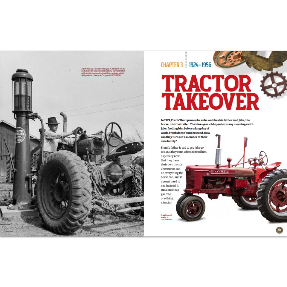 Red Tractor Childrens Stem Book