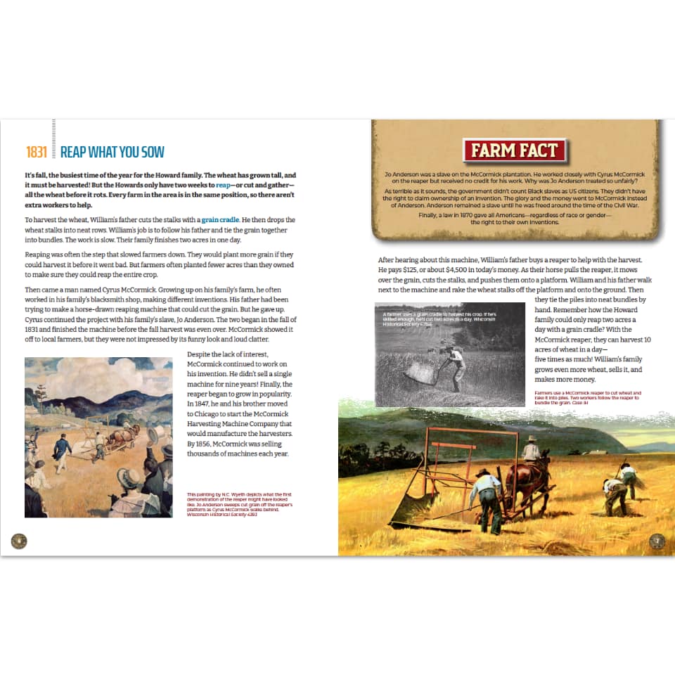 international harvester farming mccormick deering history children's stem book