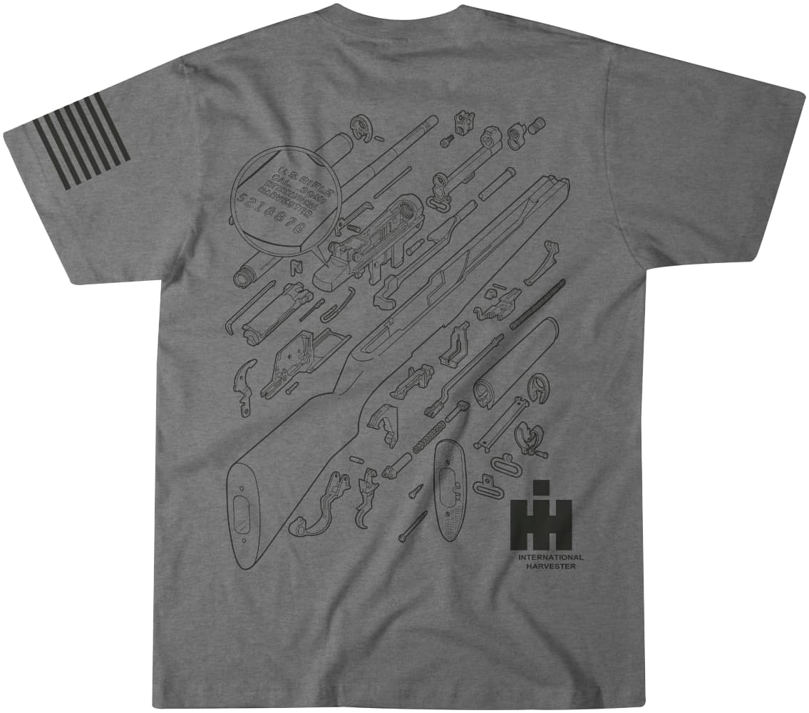 International Harvester M1 Rifle Exploded Tee Shirt