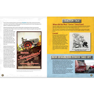 international-harvester red tractor history children's stem book