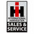 International harvester sales and service metal sign